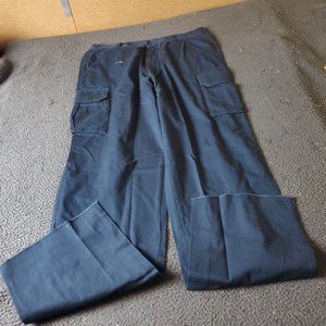 Boulder Creek Trading Cargo Pants Big Tall Mens Size 40 40L Blue Cotton Chino Kh